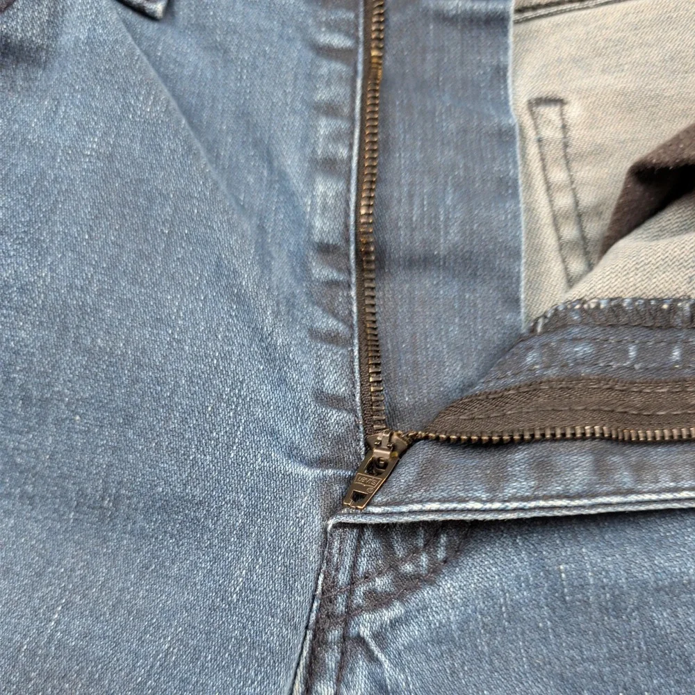 Levi's Jeans Men's 34x28 Blue Straight Slim Dark Wash Zip Fly Western Streetwear